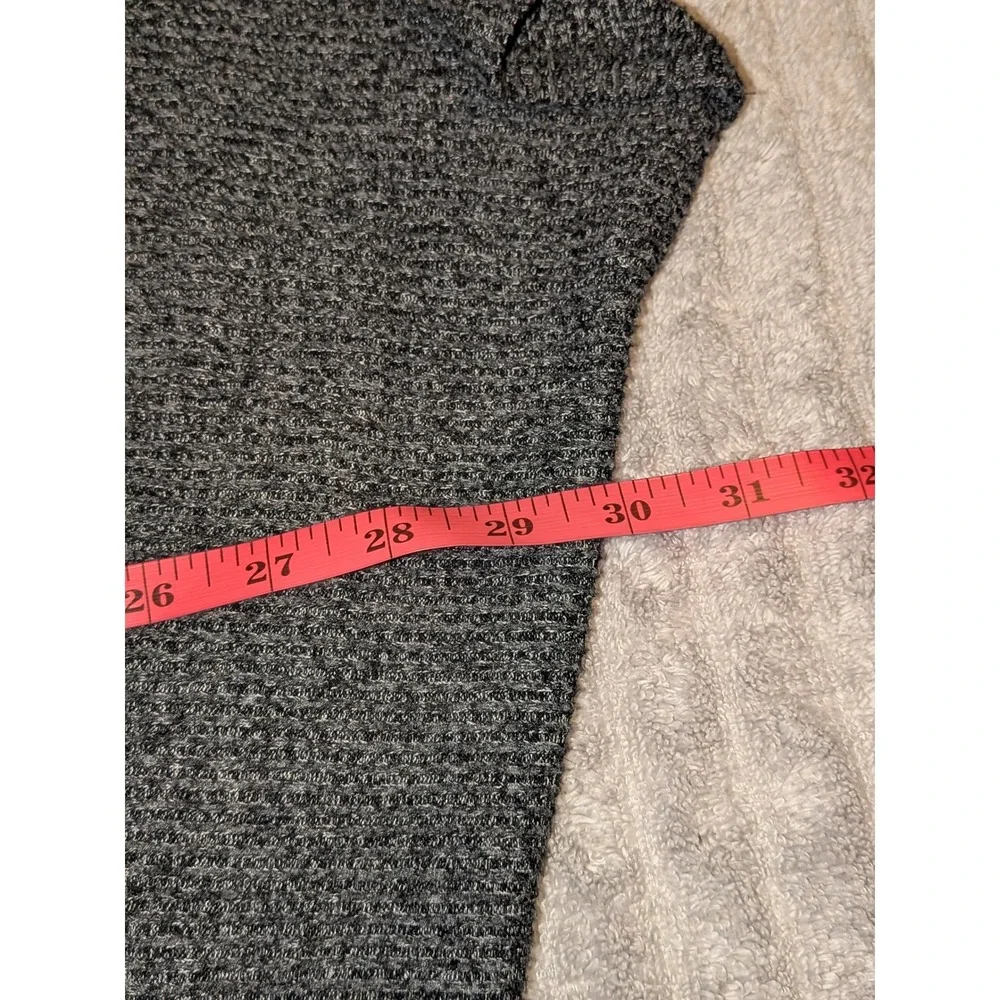 Wantable Gray Knit Poncho Open Front Cardigan Shawl‎ Medium